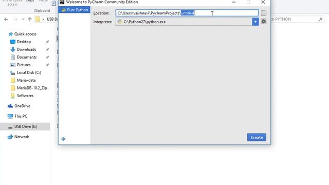 PyCharm 5 Community Edition Installation in Windows 10
