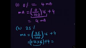 How to Calculate 4 to 20 mA from Percentage? - Instrumentation Formula