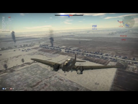 War Thunder в эфире // He - 111H-3. 'На честном слове и'... без крыльев.