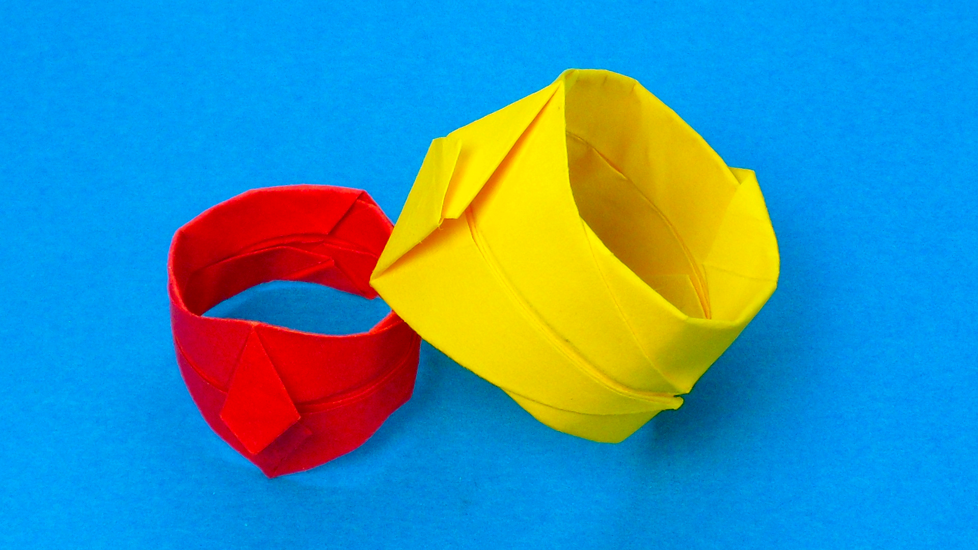 Как сделать Кольцо из бумаги без клея | Оригами Кольцо своими руками | Украшение (Бижутерия)