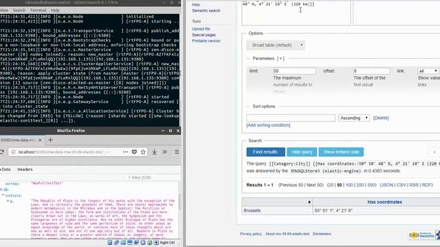 Semantic MediaWiki powered by Elasticsearch (prototype) смотреть онлайн