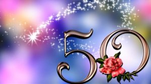 Футаж С ЮБИЛЕЕМ 50 лет