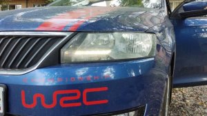 перемигивания передних поворотников шкода рапид