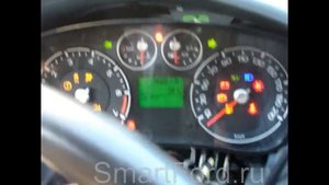 проверка панели проборов Ford Fusion, Fiesta, Mazda2  режим тест. ЭБУ 6S61-12A650-HD SIM210, 3CND