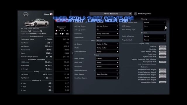 GT7 : Fastest R34 GTR 1/4 Mile Drag Tune! (8.xx) ? смотреть онлайн