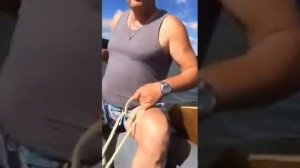 Моя лодка с парусом