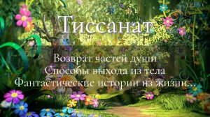 #157 Тиссанат. Возврат частей души. Способы выхода из тела. Фантастические истории из жизни...