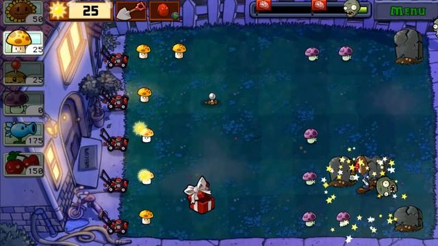 РАСТЕНИЯ против ЗОМБИ или PLANTS vs ZOMBIES. Серия 4: Ночная атака зомби смотреть онлайн