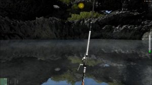 Шинер призрачный, рыбылка в пещере, в игре Трофейная рыбалка 2