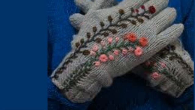 Вязаная мода.Вышивка по трикотажу.