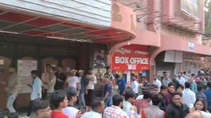 Pathaan Movie Huge Public Line Evening Show At Gaiety Galaxy Theatre In Mumbai