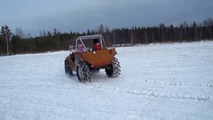Первые покатушки на вездеходе "Император"