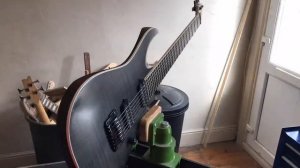 Ibanez RG 7 string setup in drop tuning #guitarsetup #guitartech #luthiery #ibanez7string