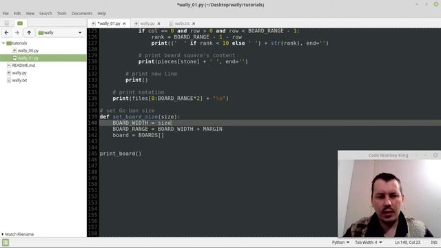 Programming the Game of Go in Python: supporting variable board sizes смотреть онлайн