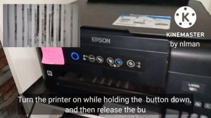 EPSON L4150 : Checking and Cleaning the Print Head - Using Printer Buttons