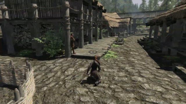 Skyrim Mod of the Day - Episode 253: Kick Animations + Forceful Bash = Flying Chickens! смотреть онлайн