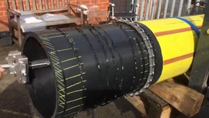 Устройство для снятия оксидного слоя на ПЭ трубах d 315 XL