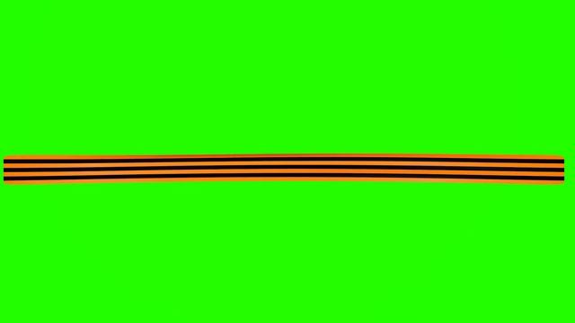 Георгиевская Лента, зеленый фон, green sreen, chromakey