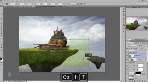 Photoshop Manipulation Tutorial: Castle Of Snail - Photoshop CC