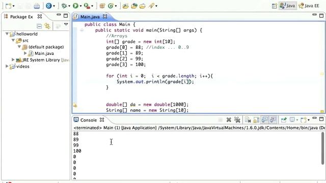 Java Arrays Tutorial