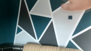 Геометрическая покраска стен!