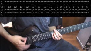 How to play World Painted Blood w/Tabs! - Slayer