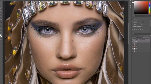 Быстрая ретушь портрета в Photoshop