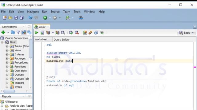 Oracle: SQL Vs PLSQL