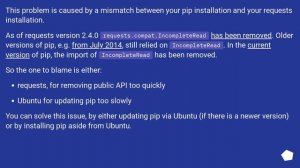 How do I fix 'ImportError: cannot import name IncompleteRead'?