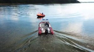 Лодка ПВХ Афалина 420 AFL под мотором Сузуки DF9.9BS обкатка.