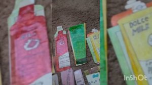 собираю бокс с бумажной косметикой по смайликам?