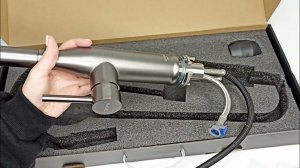 G4398-41 Новинка от Gappo! Смеситель для кухни с выдвижным изливом в цвете оружейная сталь.