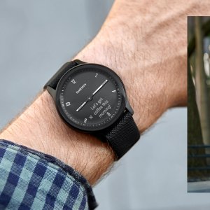 Garmin vívomove Sport стильные смарт-часы с механическими стрелками