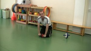 Гимнастический Ролик - упражняемся. Практически динамичная планка