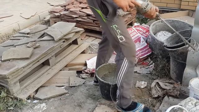 укладка натурального камня на стену смотреть онлайн