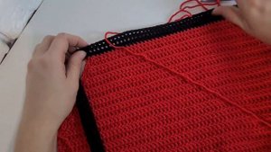 Мастер класс новогодний фартук крючком