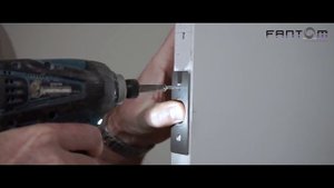 Магнитный напольный стопор / торцевой упор для двустворчатой двери Fantom Premium HGT001