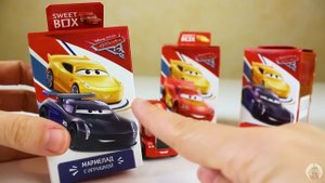 Видео для детей Тачки 3 Молния Маквин Игрушки Сюрпризы Видео про машинки Disney Cars 3 Surprise