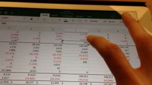 Excel bug for iPad