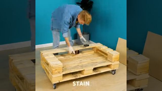 кресло из поддонов крутая идея. смотреть онлайн