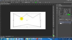 Текст внутри фигуры в Photoshop CS6