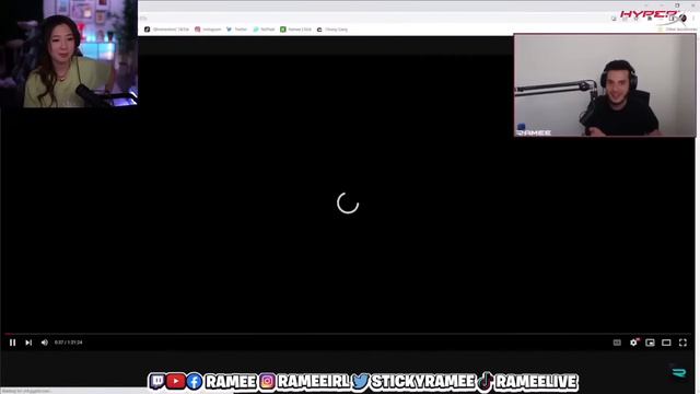 Fuslie Reacts to Ramee's Reaction to Her New Stream Intro
