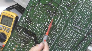 ремонт телевизора samsung cs-21a9wq (шасси KS2A) нет изображения (нет запуска строчной развертки