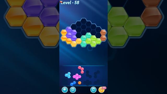 BLOCK! Hexa Puzzle! Hero Level 58 (Premium) - Lösung Solution Walkthrough