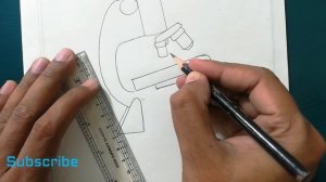 How to draw Microscope Diagram