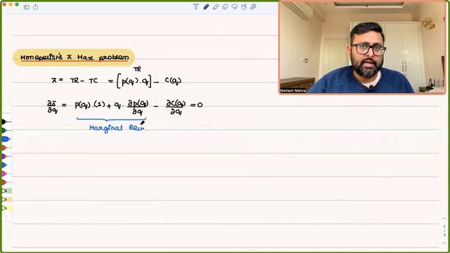 2. Monopoly Profit Maximization Problem | Intermediate Microeconomics II | Semester 4 | Lecture 2 | смотреть онлайн