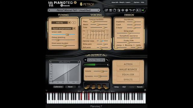 Petrof Mistral Felt, Pianoteq смотреть онлайн