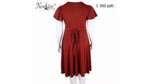 Одежда с AliExpress. Элегантное платье с V-образным вырезом до колен больших размеров 3XL-9XL.