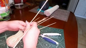 улитка из бумажных трубочек. МК часть 2 ( плетем туловище)