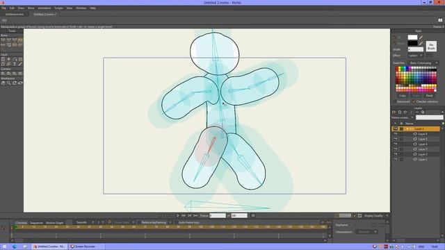 MOHO 7.07.8 LAYERS - OFFSET BONE (Anime Studio/MOHO_PRO) урок moho12 кости смотреть онлайн